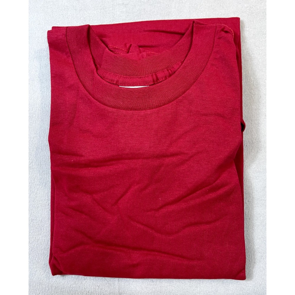 Lane Bryant Shirt Tee Sz 1X Womens Red Maroon USA New Old Stock Vintage